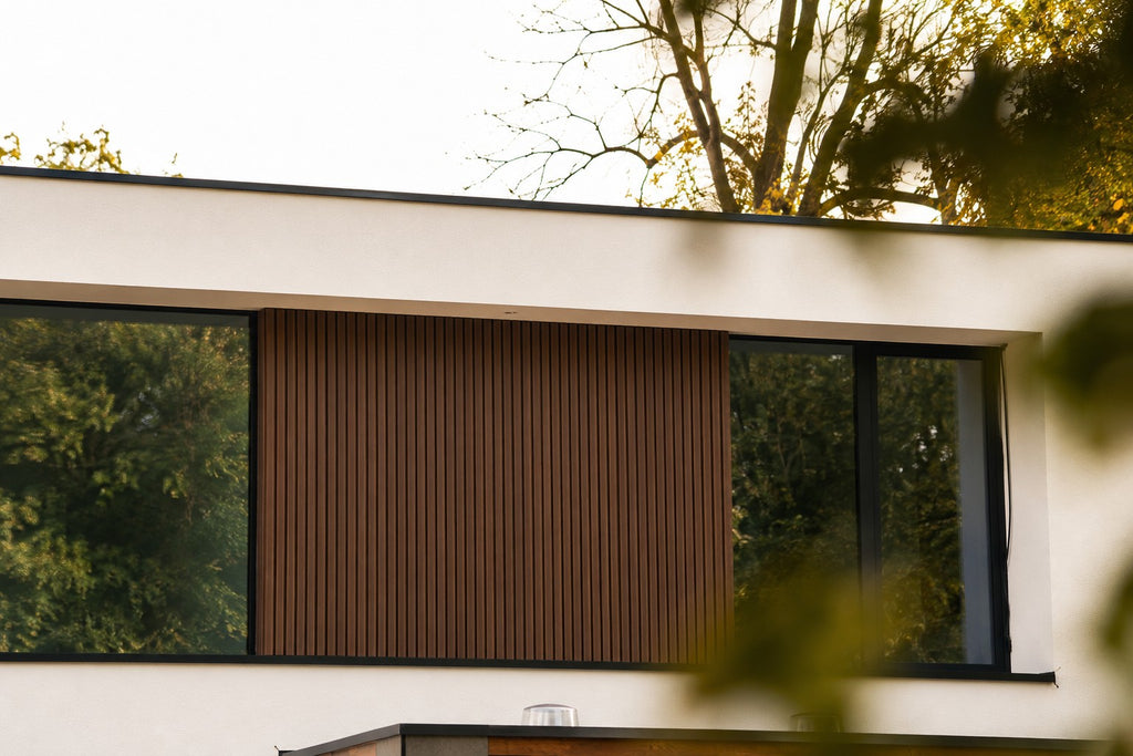Facade panel Double Rhombus - Ipe - BQ15830
