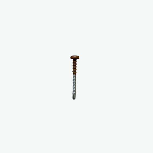 Colour Head Screws Teak - 4.2 x 38mm - TX20 - 100 pcs
