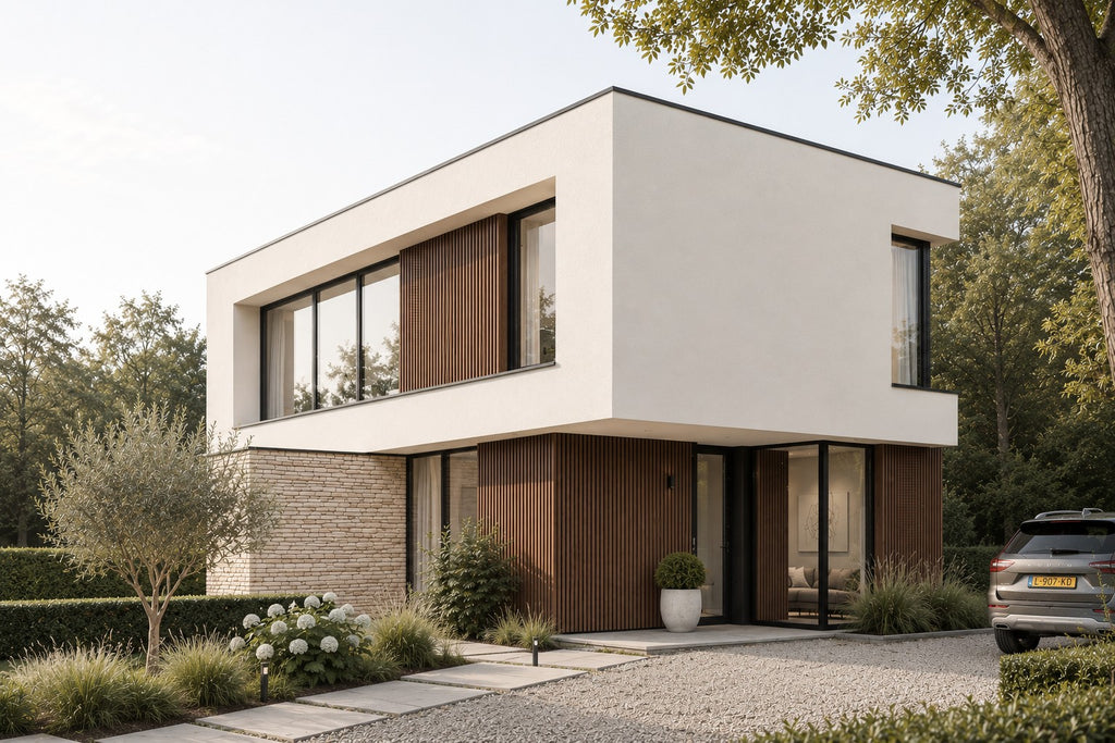 Facade panel Triple Rhombus - Walnut - BQ16030