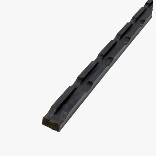 Ventilatielat 21 x45 mm, Zwart geïmpregneerd